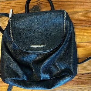 Jones New York Elegant Black Leather Bag